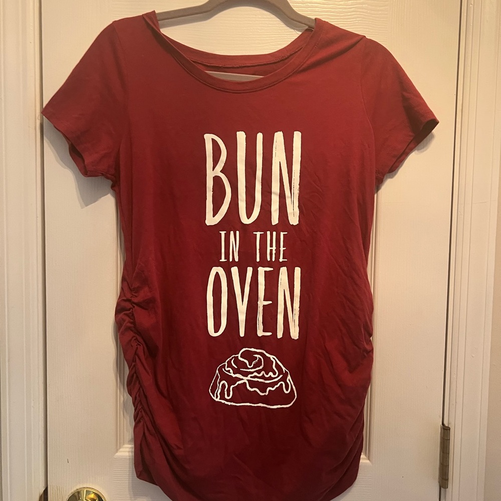 Motherhood Bun in Oven the Maternity Shirt